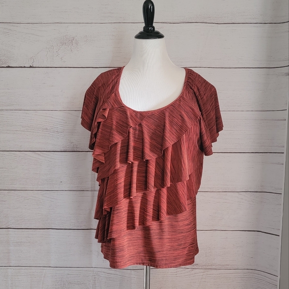 7 for $35 - Elementz Short Sleeve Blouses - Size XLarge (7 pieces) - Picture 7 of 12